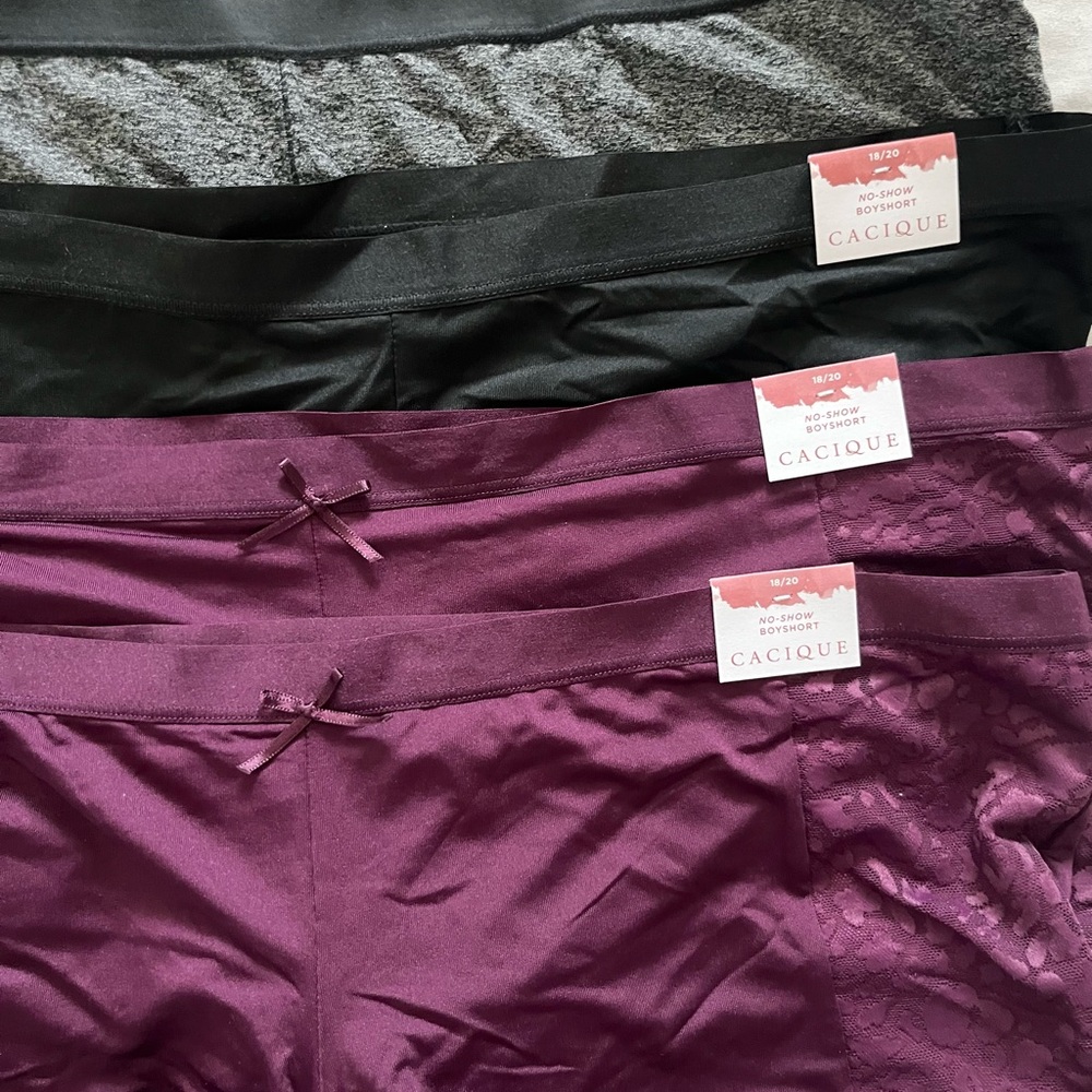 NWT Cacique No Show Boyshort Panties NWT